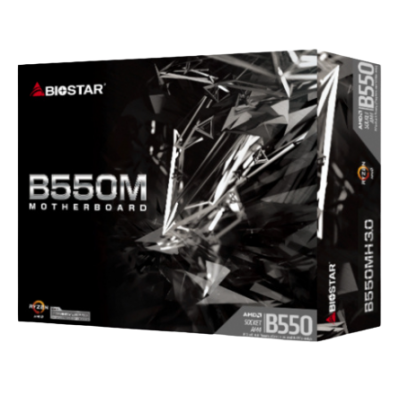 MB BIOSTAR B550MH 3.0 MICRO ATX AM4 AMD RYZEN 2XDDR4 64GB USB 3.2 VGA HDMI 4XSATA III B550MH 3.0