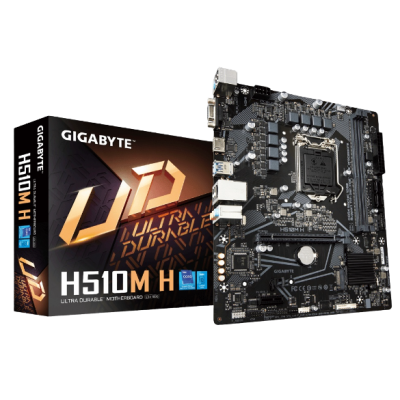 MB GIGABYTE H510M H MATX LGA 1200 2DDR4 64GB 2133MHZ A 3200MHZ 1HDMI 1VGA 1PS2 2USB3.2 H510M H