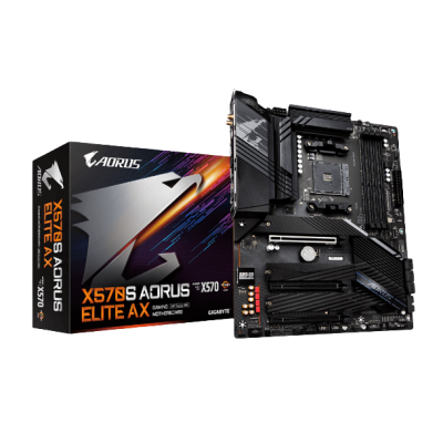 MB GIGABYTE X570S AORUS ELITE AX AM4 4XDDR4 128GB 2666HZ 1XHDMI WIFI X570S AORUS ELITE AX