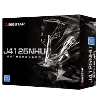 BIOSTAR INTEL J4125NHU MINI ITX 2DDR4 DIMM 8GB 2400MHZ QUAD CORE 4M CACHE. UP TO 2.7 GHZ J4125NHU