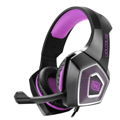 AUDIFONOS GAMER NECNON (NBHG-DRAGON-FS)VIBRACION,RGB,CONECTOR3.5,ADAPTADOR 3.5,FIUSHA